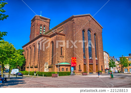 Red brick catholic church Antwerp, Belgium Red brick catholic church Antwerp, Belgium 22128813