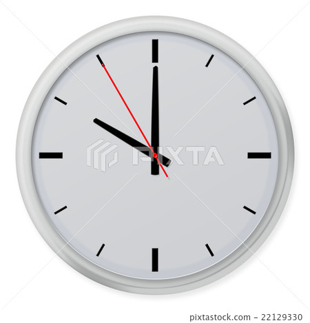 Clock without numbers with shadows. - Stock Illustration [22129330] - PIXTA