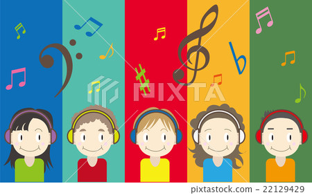 Listening music Listening music 22129429
