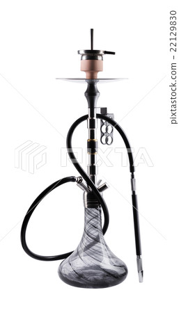 Modern hookah isolated on white background Modern hookah isolated on white background 22129830