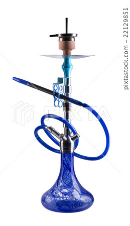 Modern hookah isolated on white background Modern hookah isolated on white background 22129851