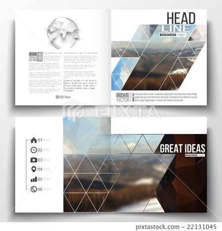 Set of annual report business templates for Set of annual report business templates for 22131045