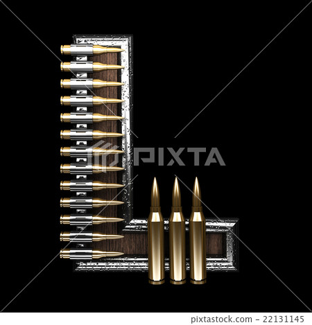 l military letter. 3D illustration 22131145