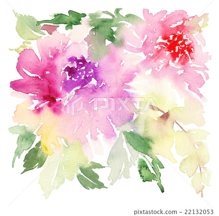 Flowers watercolor illustration Flowers watercolor illustration 22132053