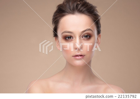 Beauty Woman face Portrait. Beauty Woman face Portrait. 22135792