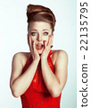 Surprised woman. Surprised woman. 22135795