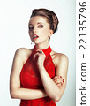 Woman wondering. Woman wondering. 22135796
