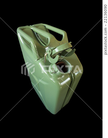 Two jerricans on black Two jerricans on black 22136090