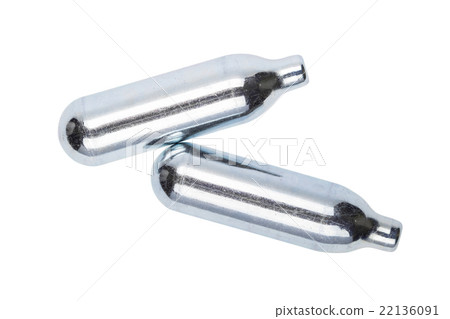 Gas cylinders on white Gas cylinders on white 22136091