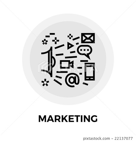 Marketing Line Icon 22137077