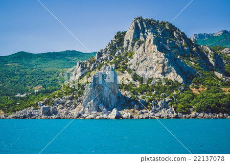 mountains, rocks  the island of Crimea 22137078