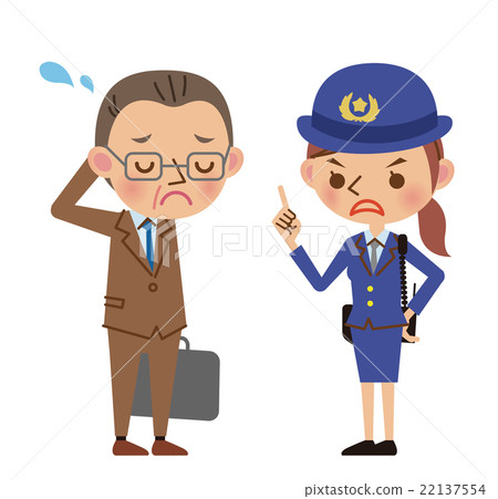 女警察警告受薪工人 22137554