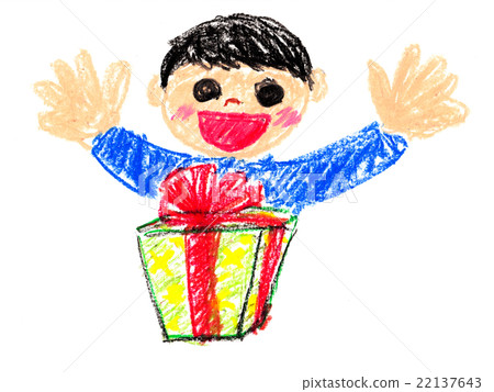 Present (crayon) 22137643