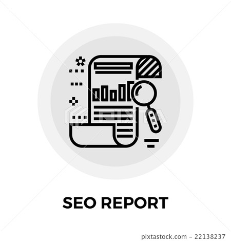 SEO Report Line Icon SEO Report Line Icon 22138237