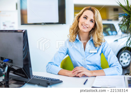 Concept for young secretary in modern office Concept for young secretary in modern office 22138314