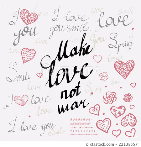 Romantic calligraphy hand drawn heart with words I Romantic calligraphy hand drawn heart with words I 22138557