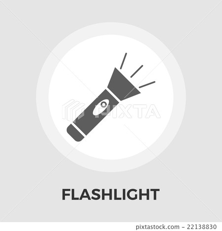 Flashlight vector flat icon Flashlight vector flat icon 22138830