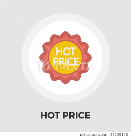 Hot Price flat icon Hot Price flat icon 22139156