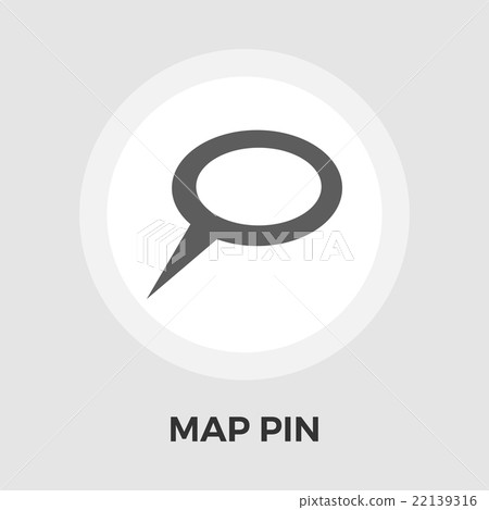 Map Pin Flat Icon Map Pin Flat Icon 22139316