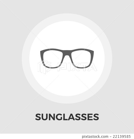 Sunglasses flat icon Sunglasses flat icon 22139585