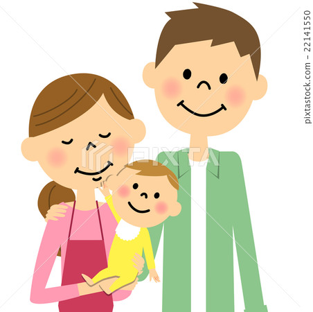 A young couple holding a baby 22141550