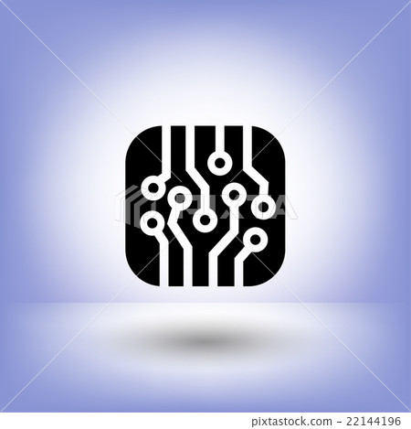Pictograph of circuit board Pictograph of circuit board 22144196
