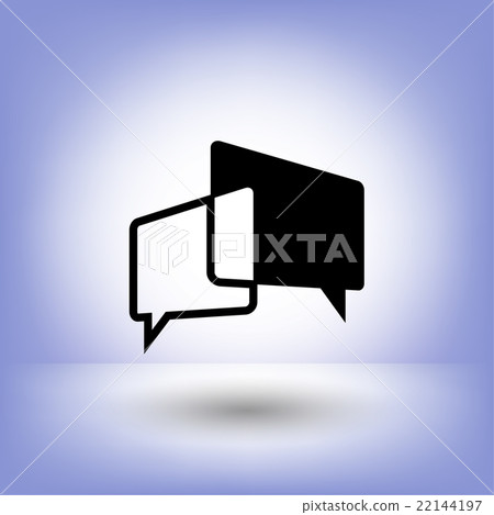 Pictograph of message or chat Pictograph of message or chat 22144197