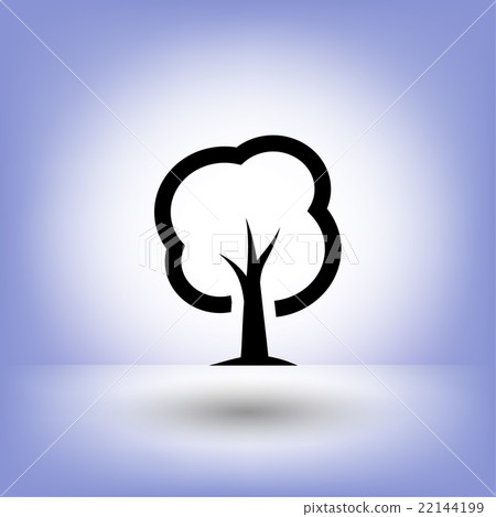 Pictograph of tree Pictograph of tree 22144199