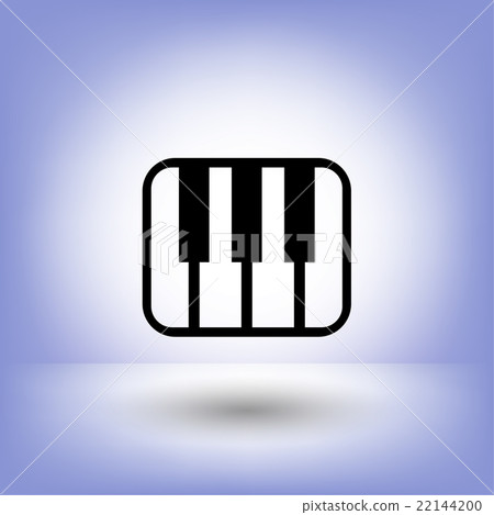 Pictograph of music keyboard 22144200