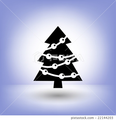 Pictograph of christmas tree Pictograph of christmas tree 22144203