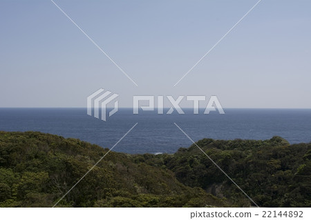 Pacific Ocean from Katsuura City, Chiba Prefecture 22144892