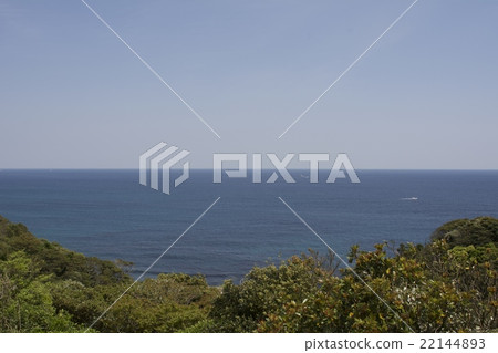 Pacific Ocean from Katsuura City, Chiba Prefecture 22144893