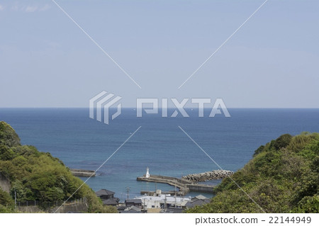 Pacific Ocean from Katsuura City, Chiba Prefecture Pacific Ocean from Katsuura City, Chiba Prefecture 22144949