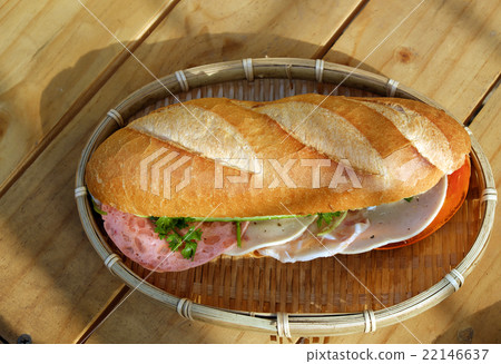 Vietnamese food, banh mi, fast food for breakfast 22146637