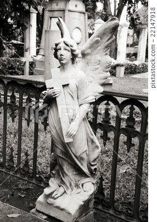 Gothic angel tombstone - textrured Gothic angel tombstone - textrured 22147918