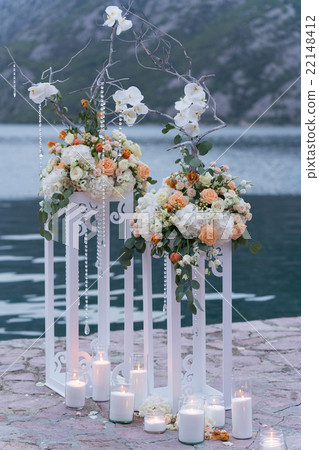 decorated place for a wedding ceremony decorated place for a wedding ceremony 22148412