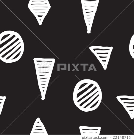 Vector seamless geometric doodle pattern - Stock Illustration [22148715 ...