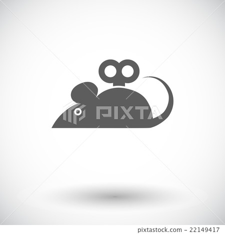 Mouse toy flat icon 22149417