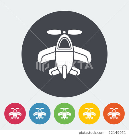 Airplane toy icon Airplane toy icon 22149951