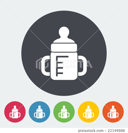 Feeding bottle vector flat icon - Stock Illustration [22149986] - PIXTA
