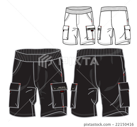 Cargo pants design picture - Stock Illustration [22150416] - PIXTA