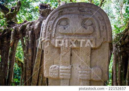 Statue in the rainforest - San Agustin, Colombia Statue in the rainforest - San Agustin, Colombia 22152637