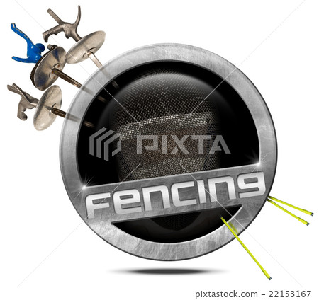 Fencing Sport - Metal Symbol 22153167