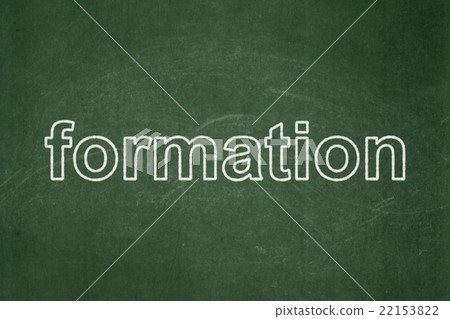 Studying concept: Formation on chalkboard 22153822