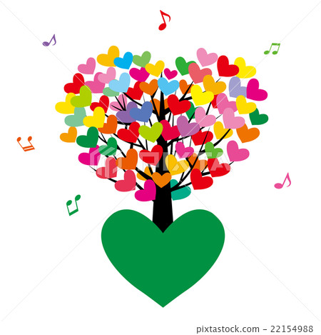 Heart tree - Stock Illustration [22154988] - PIXTA