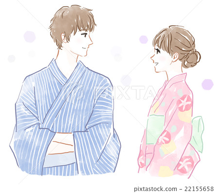 A couple in a yukata appearance 22155658
