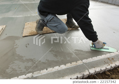 Housing Construction Outside Structure Parking Space Concrete Gold Coated People Body Part Construction Example 22157342