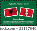 Albania postage stamp, postage stamp, vintage stam 22157640
