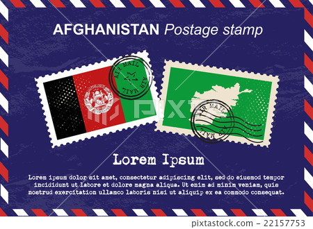 Afghanistan postage stamp, postage stamp, vintage Afghanistan postage stamp, postage stamp, vintage 22157753