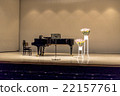 grand piano on stage 22157761